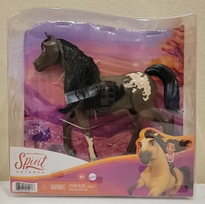 SPIRIT Cavallo Indomesticato Giocattolo Circa 8in Testa Mobile, Baia Pinto Marrone LAVORI DA SOGNO