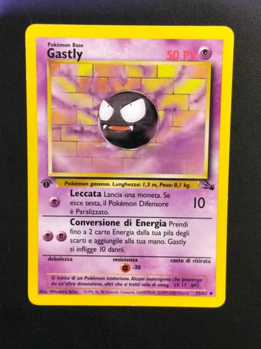 Gastly 62 fossil prima - ed,