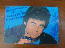 LITTLE TONY - CARTONCINO RITAGLIATO CM 15x10 CIRCA AUTOGRAFATO CON DEDICA (1097)