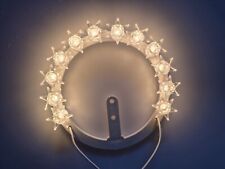 CORONCINA LUMINOSA ELETTRICA STELLARIO VOTIVO DIAMETRO 10cm LUCE BIANCA