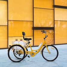 Bicicletta pieghevole per adulti 24 pollici bicicletta pieghevole 7 velocità triciclo pieghevole Folding Bike DE