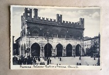 Cartolina Piacenza Palazzo Gotico Municipio Piazza Cavalli animata non viaggiata