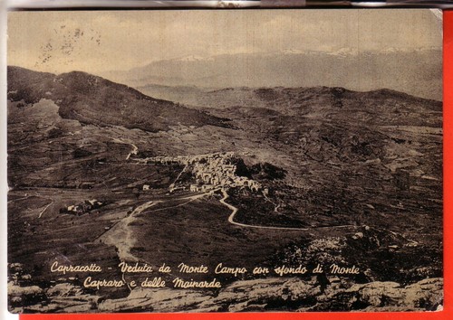Cartolina capracotta n - capracotta, b/n