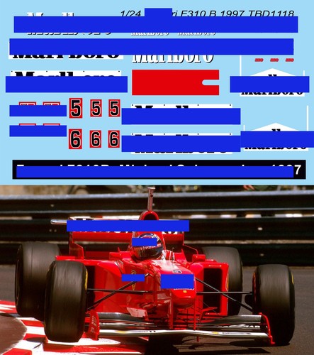Decals per ferrari f310b - per,