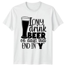 Maglietta I Only Bevo Birra Su