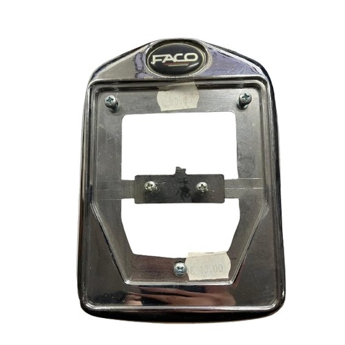 Porta targa cromato faco - porta,