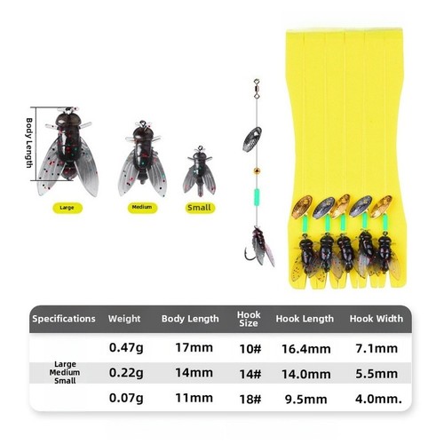 Set esche pesca a mosca - di,