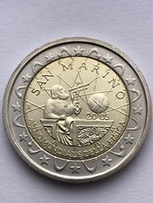 2 EURO San Marino 2005 - Anno della Fisica - Galileo Galilei. Moneta  in capsula
