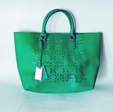 Borsa COCCINELLE a sacco Verde Traforata