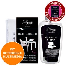 Hagerty Spray Detergente Display + Panno Microfibra Superfici Delicate HiTech