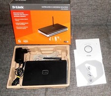 D-LINK DSL-2640R WIRELESS G MODEM ROUTER WI FI, IN  PERFETTO STATO E COMPLETO