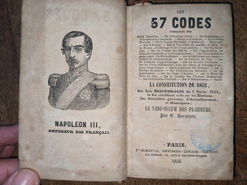 Libro antico hocquart les - libro, antico-e.