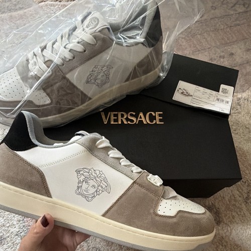 Nib versace medusa low top - versace,