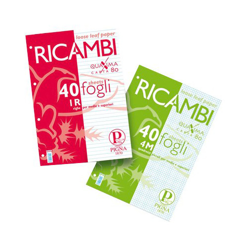 Ricambi per quaderni quaxima - ricambi,