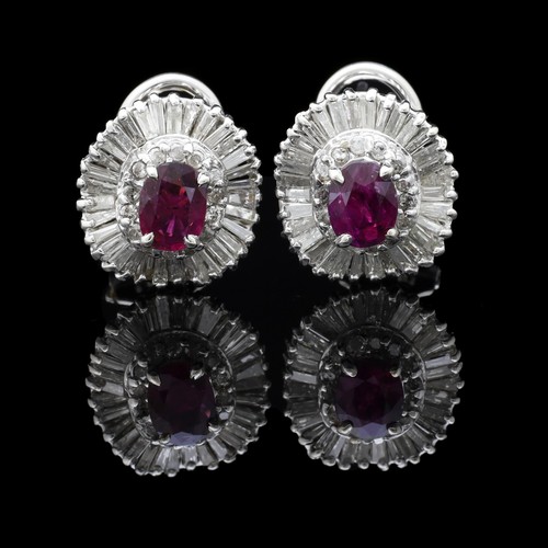 Orecchini red heart - heart, oro