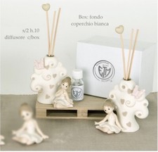 BOMBONIERA PROFUMATORE  BALLERINA ALBERO CUORI SCATOLA ESSENZA COMUNIONE CRESIMA