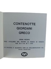 Contenotte Giordani Greco teatro La Fenice Venezia1970
