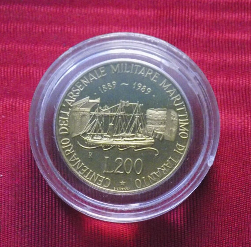200 lire 1989 - 1989, centenario