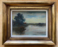 Piccolo paesaggio fluviale con