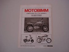 advertising Pubblicità 1971 BIMM CROSS/MINI KS - P/4A