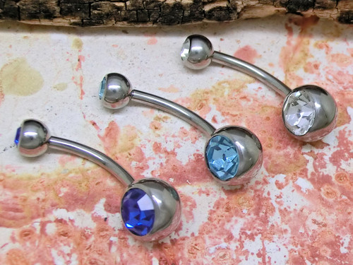 Pezzo piercing ombelico - 3,