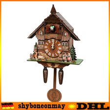 Orologio da parete orologio a cucù vintage multifunzione pendolo camera interno decorativo