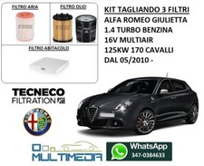 KIT TAGLIANDO 3 FILTRI ALFA