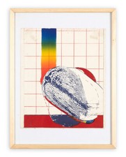 Litografia a colori numerata e