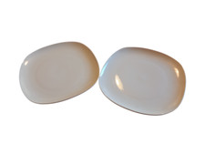2 PIATTI in porcellana bianca