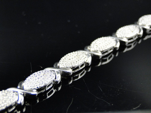 Bracciale donna tennis vera