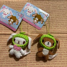 Zucchero coniglietti mini mascotte di frutta melone peluche ciondolo morbido ...