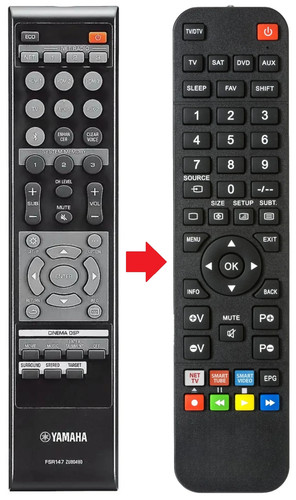 Telecomando adatto per - , yamaha