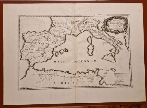 Rara mappa antica 1694 - mappa,