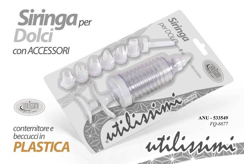 Siringa dolci decorazione - siringa,