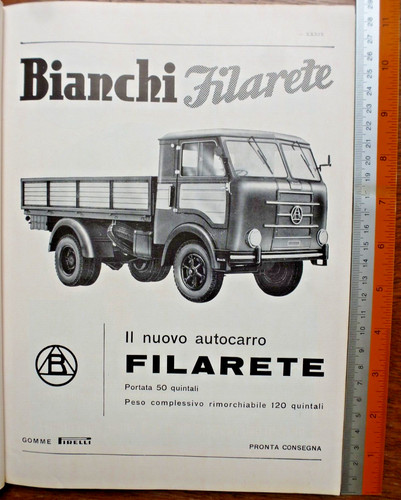 Pubblicità autocarro bianchi - pubblicità,