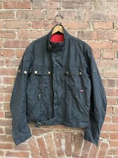 Giacca biker cerata uomo