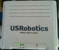 US ROBOTICS ROUTER WI FI USR9111 WIRELESS ADSL2 CON ALIMENTATORE ORIGINALE