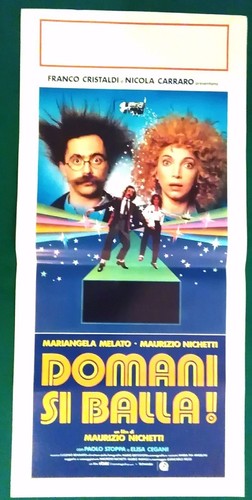 Locandina originale domani si - originale,