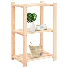 Scaffali a 3 Livelli 2 pz