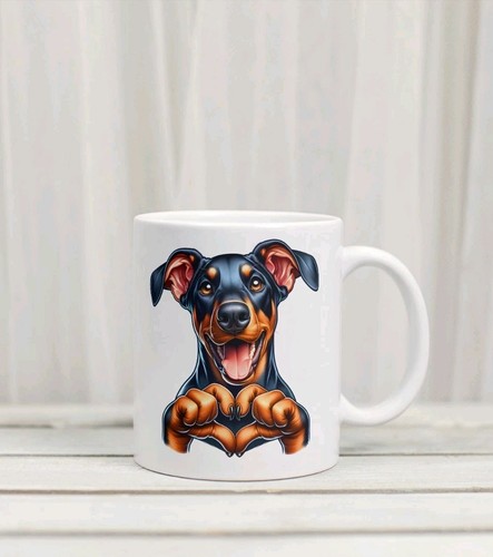 Cane dobermann dog - dog, cuore