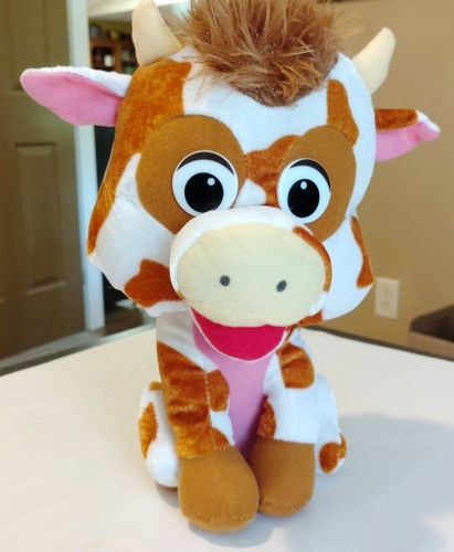 Peluche morbido corna mucca - morbido,