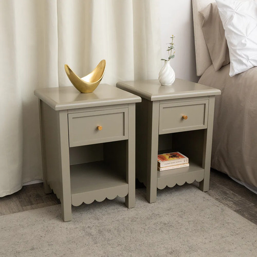 Set comodini smerlati con - set,
