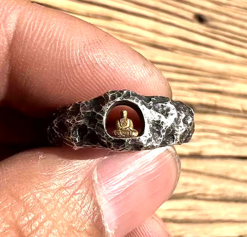 Anello buddha uomo vintage - buddha,