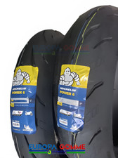 COPPIA 120/70 ZR17+ 180/55 ZR17 MICHELIN POWER 6 GOMME MOTO SPORT DOT25/24 NUOVE