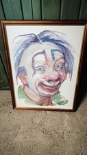 Quadro vintage pagliaccio - pagliaccio, m