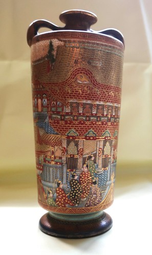 Vaso fuzan kyoto giapponese - vaso,