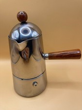 Caffettiera Carmencita By Balzano per Lavazza pomello legno 4 tazze vintage