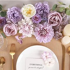 Scatola fiori finti in seta