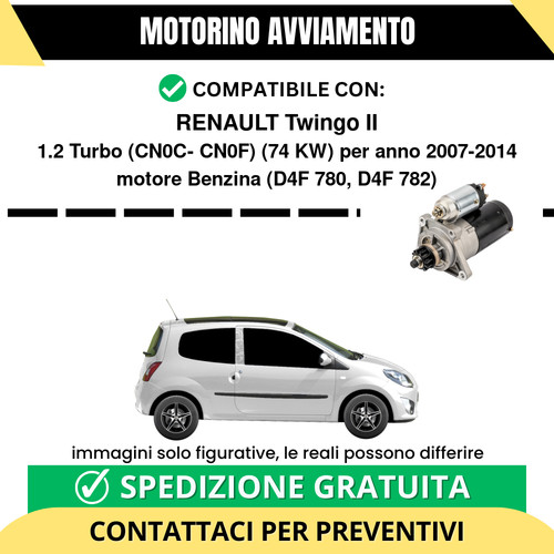Motorino avviamento renault - motorino,
