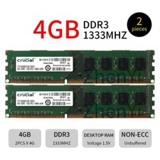 Per Crucial 8GB 2x 4GB 2GB